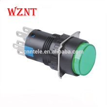 dual color illuminated mini push button switch